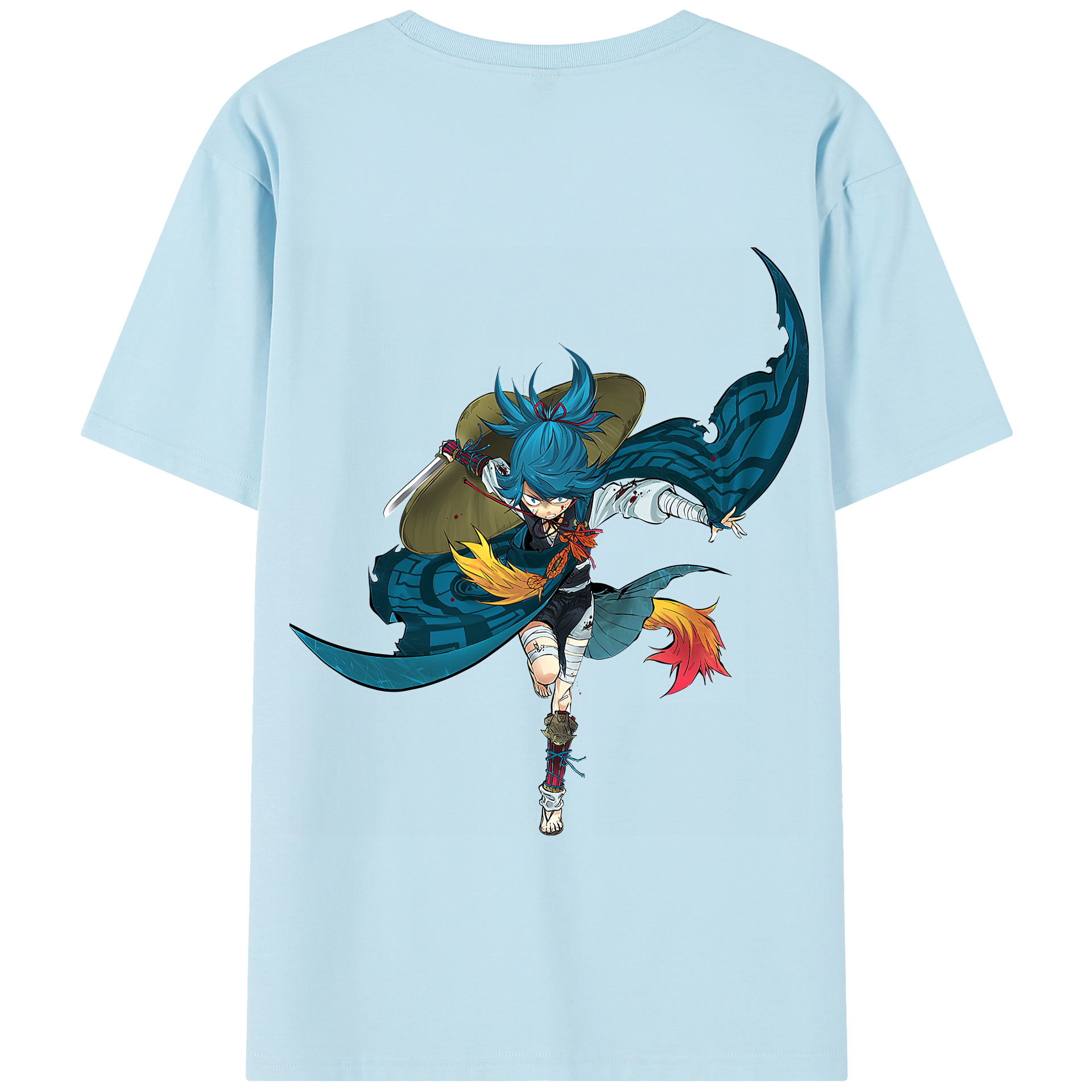 （画像用） 刀剣乱舞 Touken Ranbu 綿100％半袖Tシャツ（背面プリント）